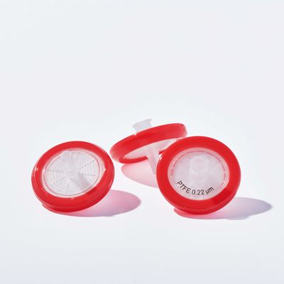 Qualität  Non Sterile Hydrophilic Disc Filter HPLC Certified PTFE Syringe Filters 0.22 Micron usine