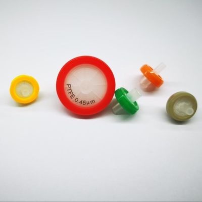 0.22μm / 0.45μm Hydrophobe PTFE-Spritzenfilter für HPLC- und GC-Probenvorfilterung 13/25/33mm